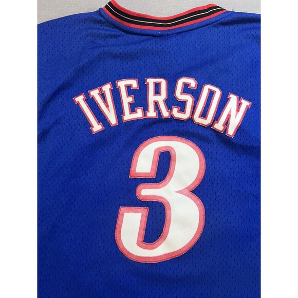 Allen Iverson #3 SIXERS Men’s 10th Anniversary Limited Edition 32 of 360 Jersey. - Picture 12 of 16